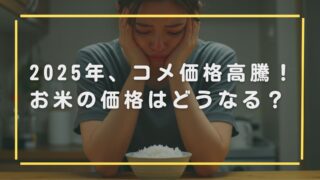 2025年、食卓を揺るがすコメ価格高騰の真相と未来への展望