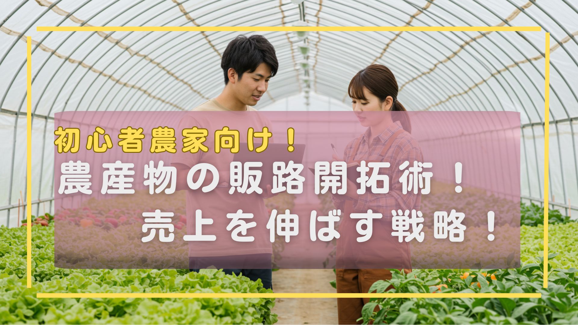 農業の販路開拓
