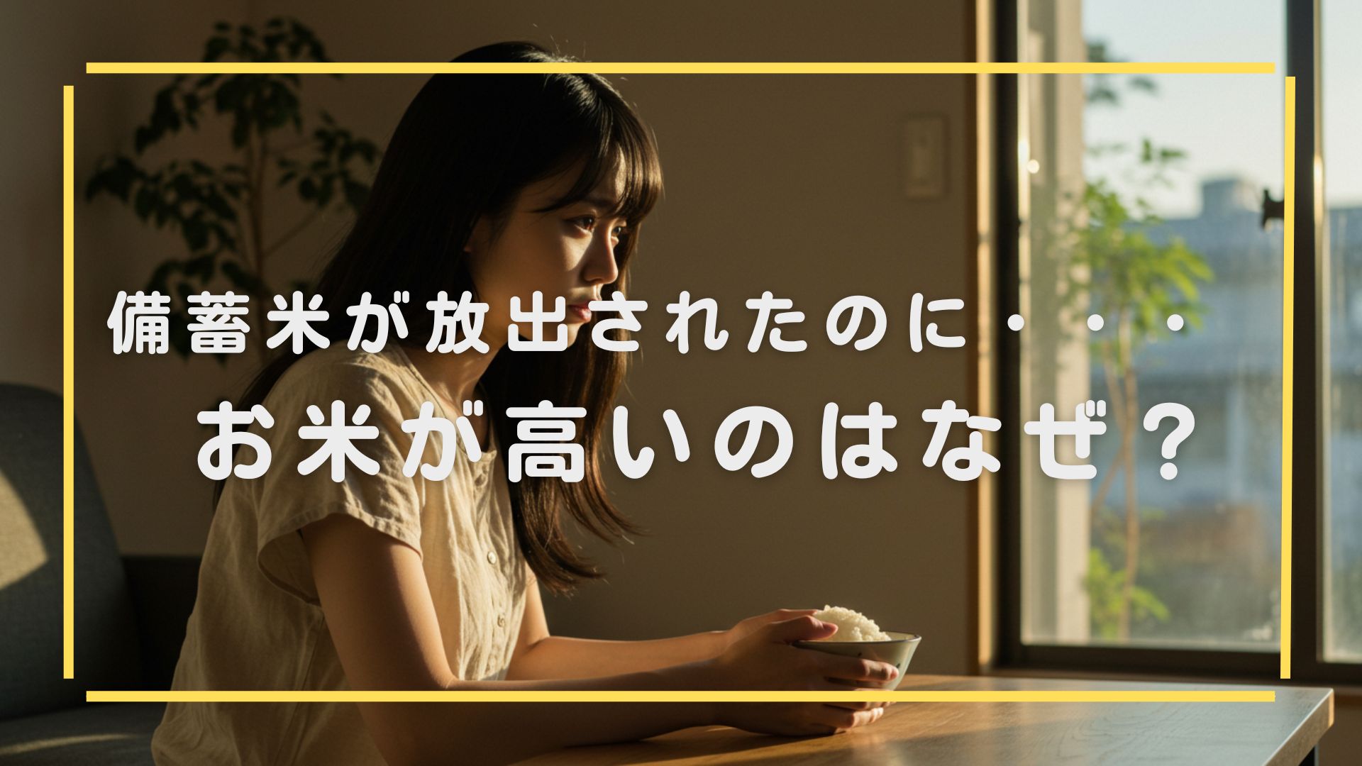 お米が高い