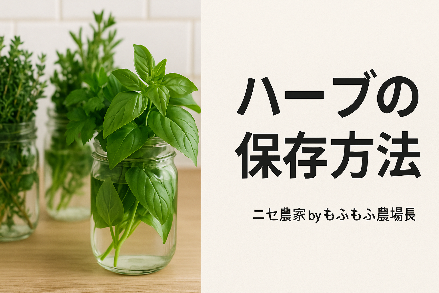 ハーブの保存方法