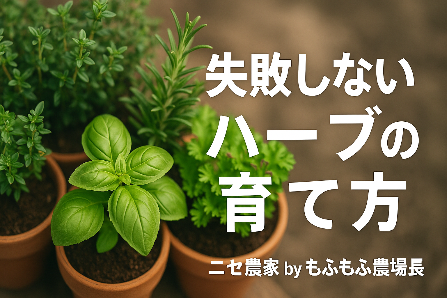 失敗しないハーブの育て方