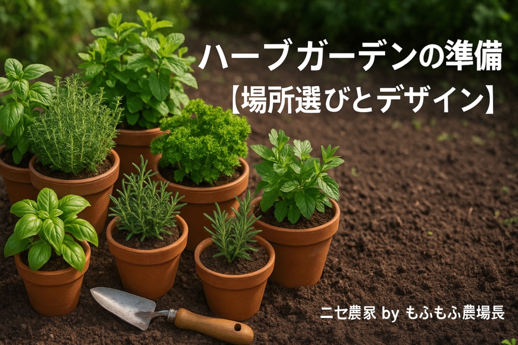 ハーブガーデンの準備【場所選びとデザイン】