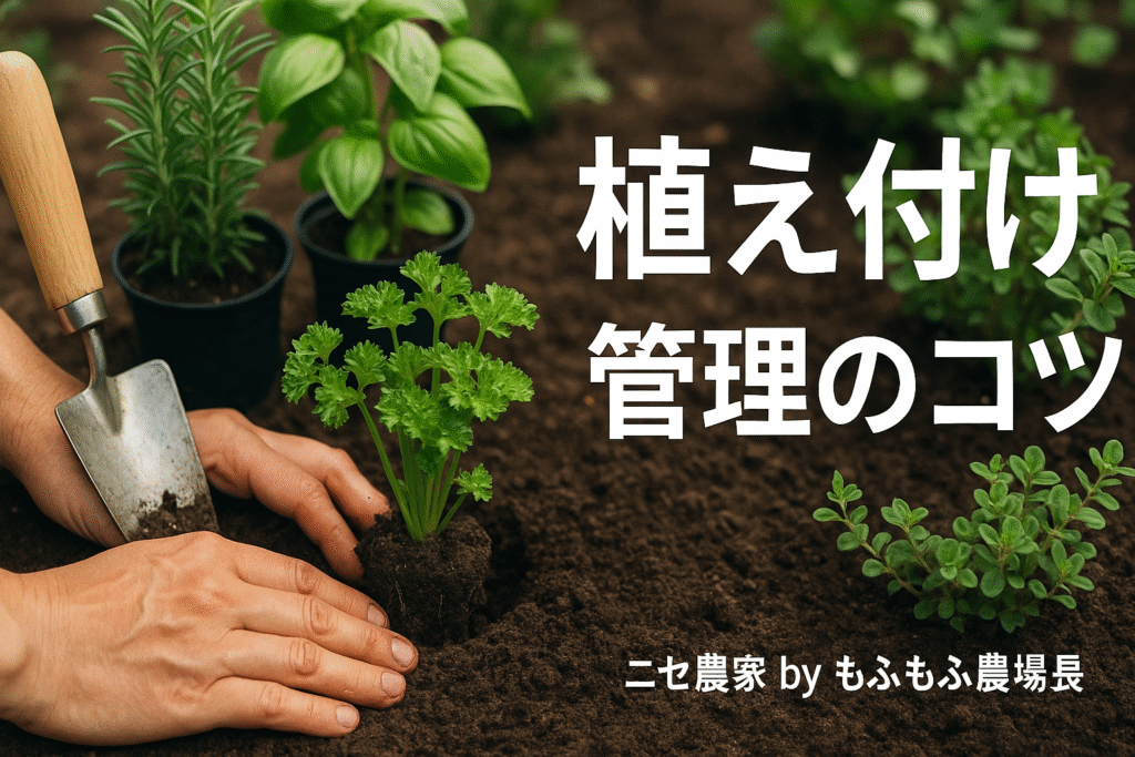 植え付け管理のコツ
