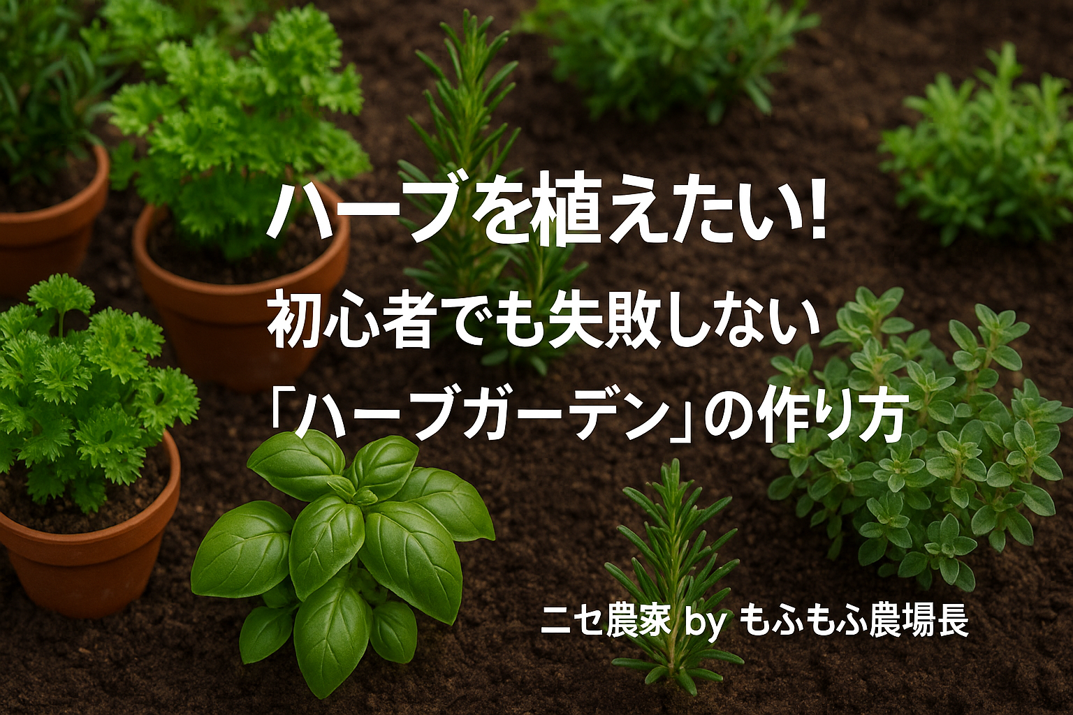 初心者でも失敗しないハーブガーデンの作り方