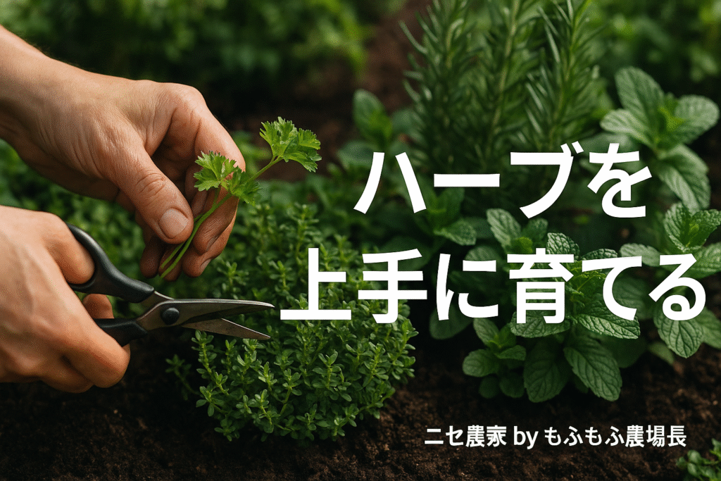 ハーブを上手に育てる
