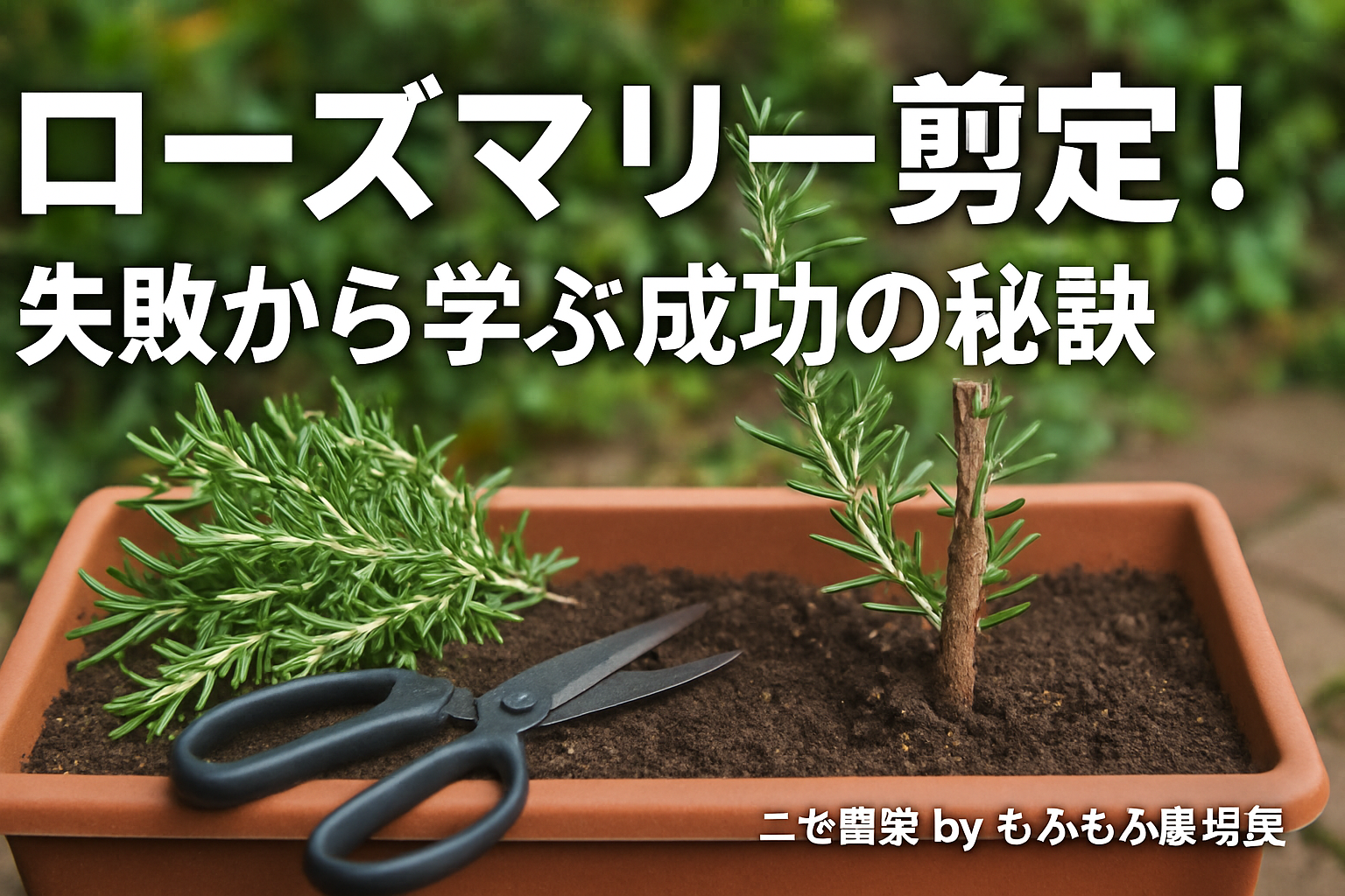 ローズマリー剪定！失敗から学ぶ成功の秘訣