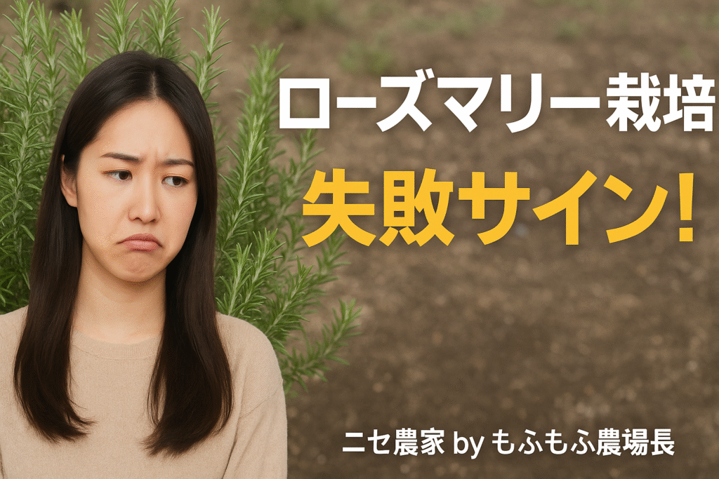 失敗のサイン!あなたのローズマリーがSOSを出している