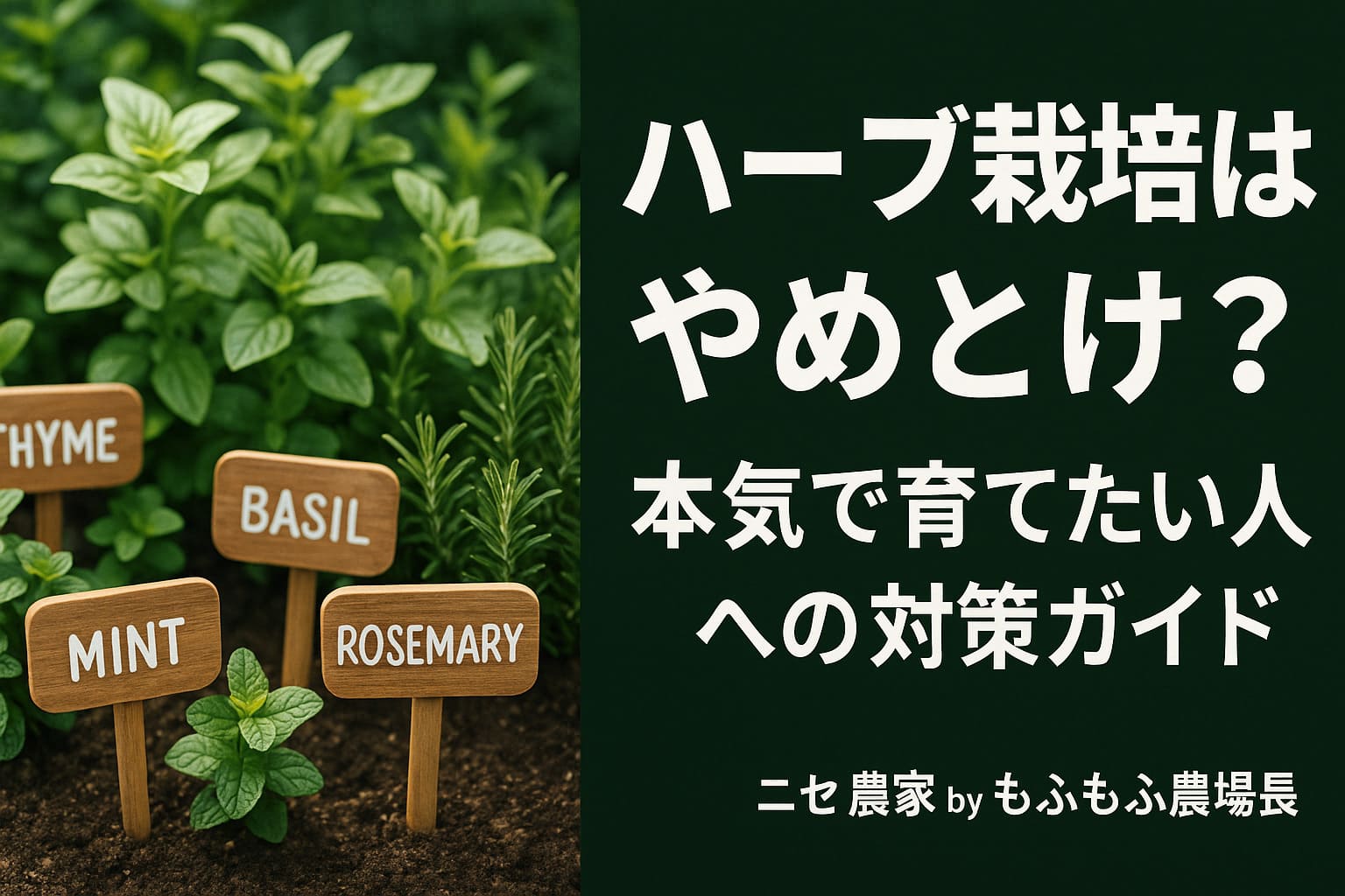 ハーブ栽培はやめとけ