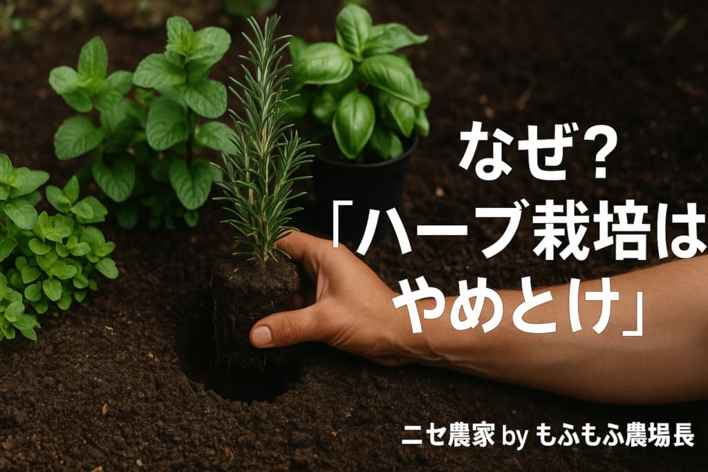 なぜ?「ハーブ栽培はやめとけ」
