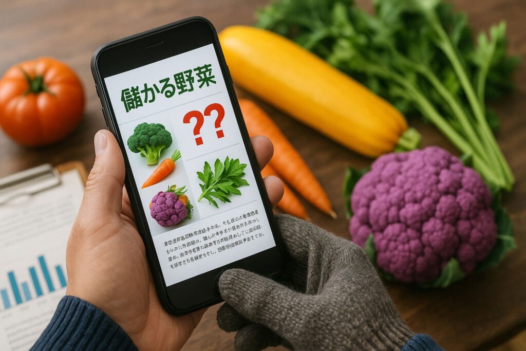小さく始めて「売れる」を実現する野菜の選び方