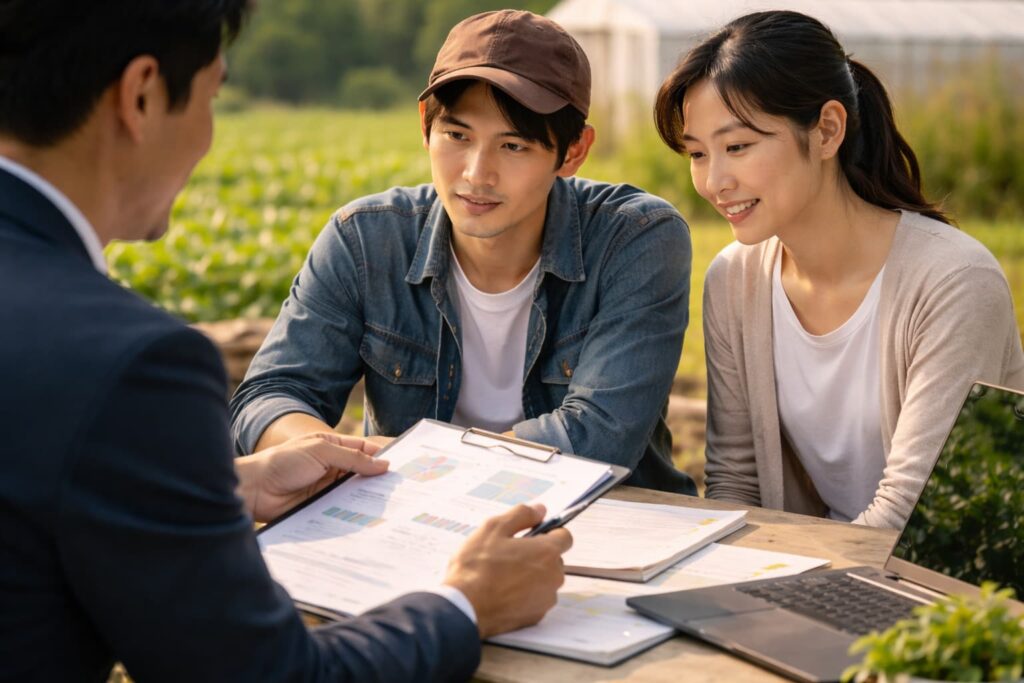 実家の農業を継ぐ補助金