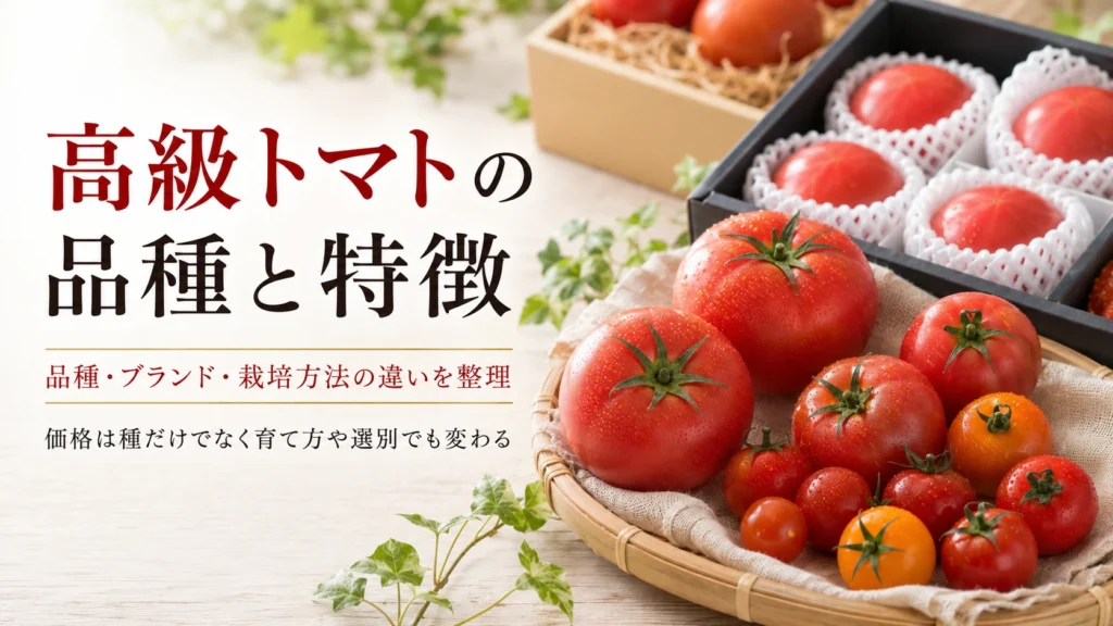 高級トマトの品種と特徴
